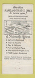 Matchbook Cover - Maryland Trust Company Baltimore MD WEAR 30 Stick