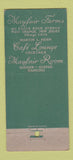 Matchbook Cover - Mayfair Farms Catering West Orange NJ #2 30 Stick