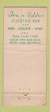 Matchbook Cover - Tim n Eddie's Bar Hazel Park MI WEAR 30 Stick