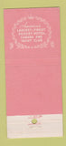 Matchbook Cover - Fontainebleau Hotel LA Ronde Miami Beach FL 30 Stick