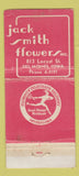 Matchbook Cover - Jack Smith Flower Des Moines IA WORN 30 Stick