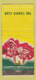 Matchbook Cover - The Tennis Club WEAR 30 Stick