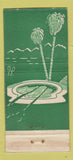 Matchbook Cover - The Tennis Club WEAR 30 Stick
