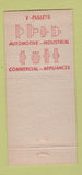 Matchbook Cover - Nelson Manufacturing Pontiac MI 30 Stick