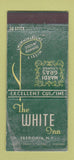 Matchbook Cover - White Inn Fredonia NY POOR 30 Stick