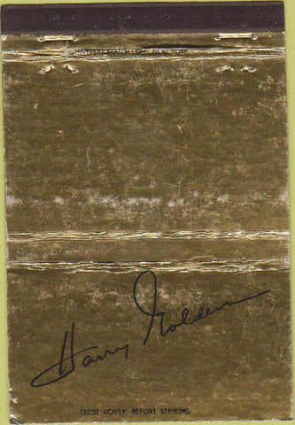 Matchbook Cover - Harry Golden Universal Match St Louis MO 40 Strike