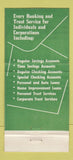 Matchbook Cover - Manufacturers National Bank Detroit MI 30 Stick