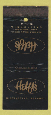 Matchbook Cover - Helft's Clothes Beverly Hills CA WORN 30 Stick