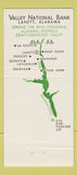 Matchbook Cover - Valley National Bank Lanett AL 30 Stick