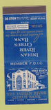 Matchbook Cover - Indian River Citrus Bank Vero Beach FL 30 Stick