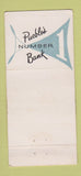 Matchbook Cover - First National Bank Pueblo Colorado 30 Stick