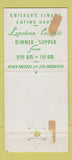 Matchbook Cover - Fritzel's Restaurant Chicago IL 30 Stick