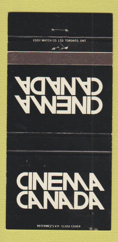 Matchbook Cover - Cinema Canada Movies Ottawa ON WEAR 30 Strike
