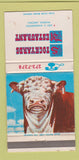 Matchbook Cover - Stockyard Restaurant Phoenix AZ WORN 30 Strike