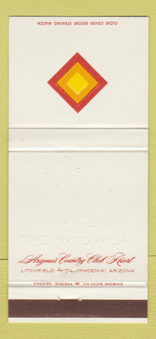 Matchbook Cover - Wigwam Country Club Resort Phoenix AZ 30 Strike