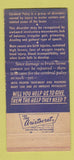 Matchbook Cover - United Cerebral Palsy Association Phoenix AZ 30 Strike