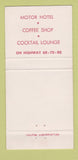 Matchbook Cover - Chilton Inn Phoenix AZ 30 Strike