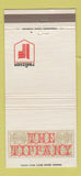 Matchbook Cover - The Tiffany Radisson Hotel Minneapolis MN Denver 30 Strike