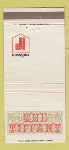Matchbook Cover - The Tiffany Radisson Hotel Minneapolis MN Denver 30 Strike