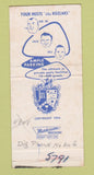 Matchbook Cover - Jax Restaurant Minneapolis MN SAMPLE 30 Strike