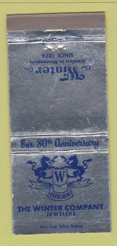 Matchbook Cover - Winter Jewelry Minneapolis MN WEAR 30 Strike