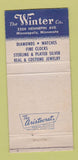 Matchbook Cover - Winter Jewelry Minneapolis MN WEAR 30 Strike
