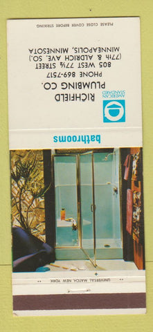 Matchbook Cover - American Standard Bathroom Fixtures Minneapolis MN 30 Strike