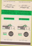 Matchbook Cover - Citizens Bank Geneva AL Double Print ERROR