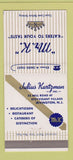 Matchbook Cover - Mr K Restaurant Irvington NJ 30 Strike