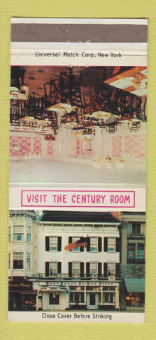 Matchbook Cover - Townhouse on the Green Morristown NJ WEAR 30 Strike