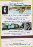 Matchbook Cover - Swanson Funeral Home Detroit MI 40 Strike