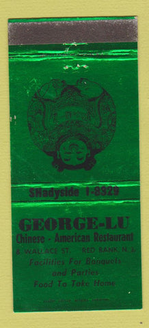 Matchbook Cover - George Lu Chinese Restaurant Red Bank NJ 30 Strike