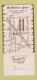 Matchbook Cover - McFadden's Place Restaurant Hainesport NJ 30 Strike