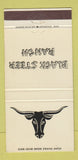 Matchbook Cover - Black Steer Ranch Steaks Absecon NJ 30 Strike