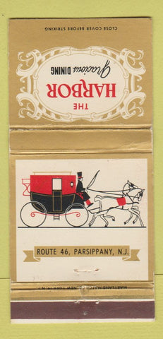 Matchbook Cover - Harbor Restaurant Parsippany NJ 30 Strike