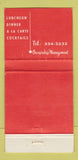 Matchbook Cover - Harbor Restaurant Parsippany NJ 30 Strike