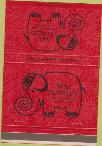 Matchbook Cover - The Tannery San Francisco CA 40 Strike