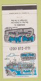 Matchbook Cover - Long John's Seafood House Highlands NJ 30 Strike