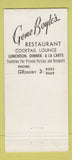 Matchbook Cover - Gene Boyle's Restaurant Clifton NJ 21 Strike Feature