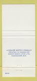 Matchbook Cover - Banff National Park AB bear 30 Strike