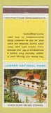 Matchbook Cover - Jasper National Park AB #1 30 Strike
