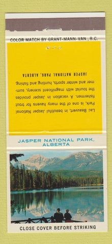 Matchbook Cover - Jasper National Park AB #2  30 Strike