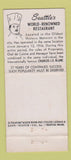Matchbook Cover - Maison Blanc Restaurant Seattle WA WEAR 21 Strike Feature