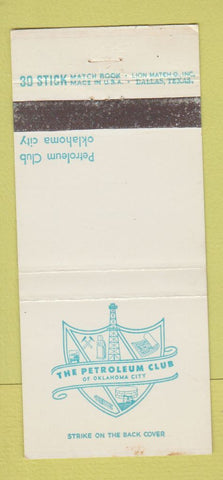 Matchbook Cover - Petroleum Club Oklahoma City OK 30 Stick