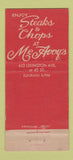 Matchbook Cover - House of McAvoy Restaurant New York City 30 Stick
