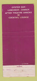 Matchbook Cover - Clintonaire Restaurant Rochester NY WEAR 30 Stick