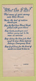 Matchbook Cover - Labtex Fabrics New York City WEAR 30 Stick