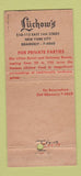Matchbook Cover - Luchow's Restaurant New York City  30 Stick