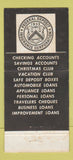 Matchbook Cover - 1st National Bank Allentown PA WEAR 30 Stick