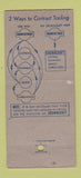 Matchbook Cover - Crown Craft Engineering Tools Los Angeles CA WEAR 30 Stick